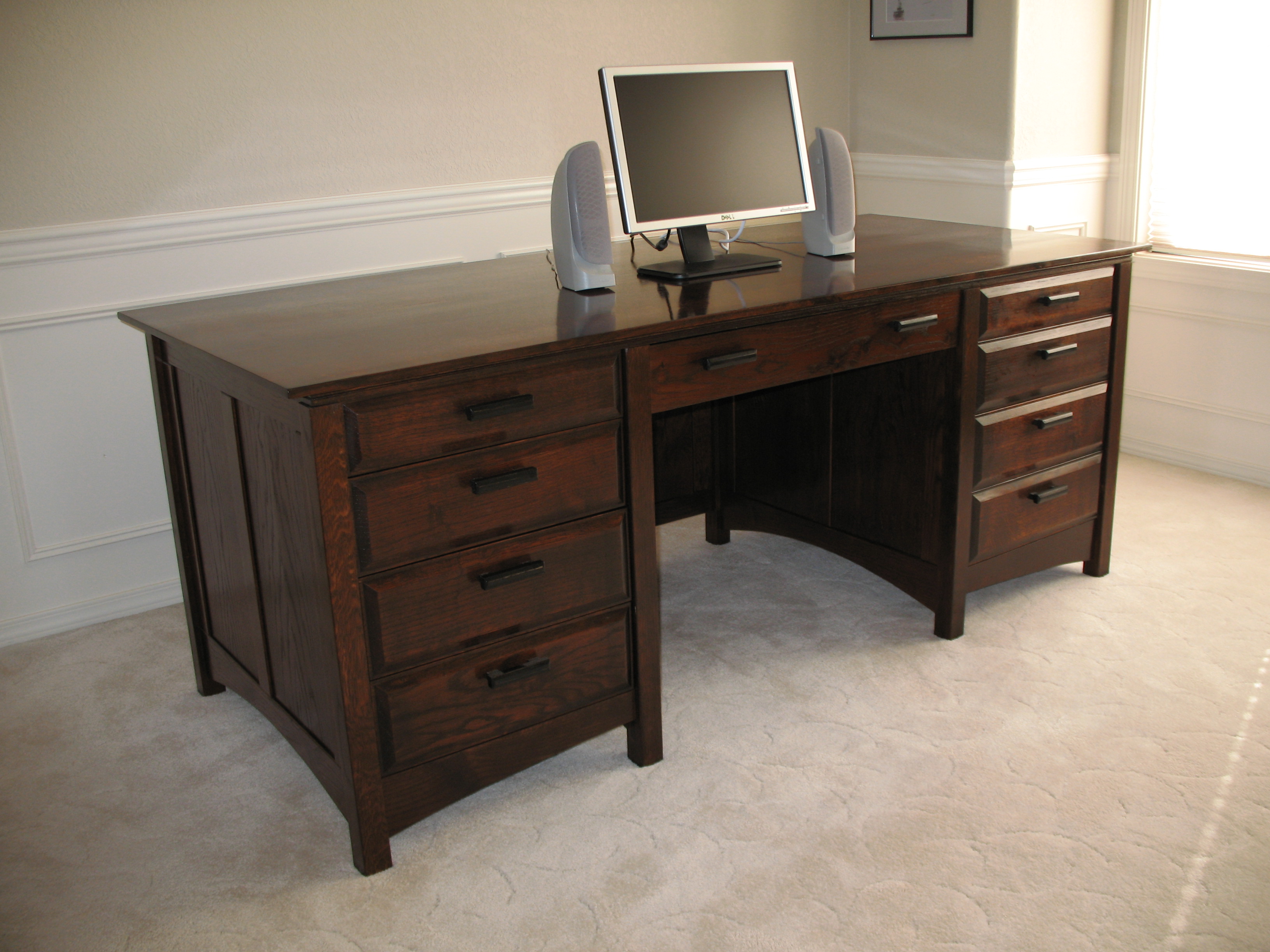 Woodworking oak desk plans PDF Free Download